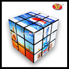 Bunte verschiedene Form benutzerdefinierte pritned Magic Cubes Puzzles Pädagogische Spielzeug für Kinder Kinder